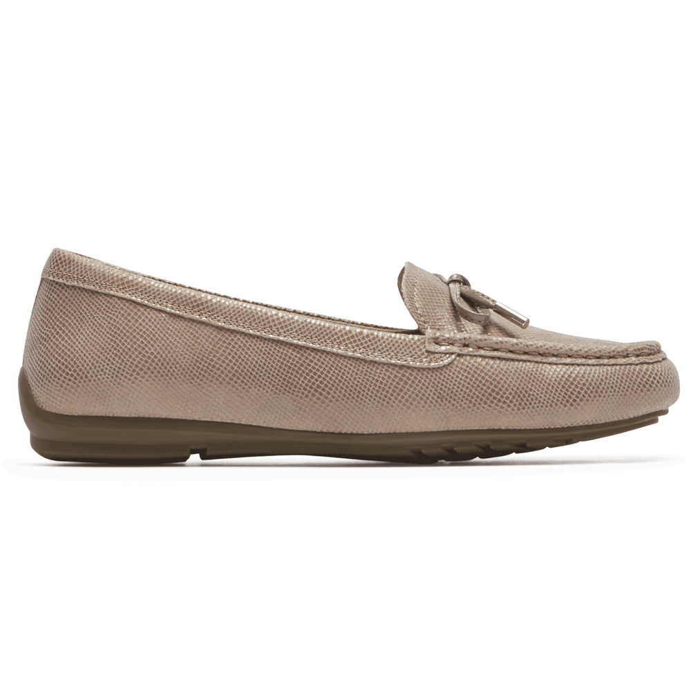 Sapatilhas Rockport Mulher Bege - Total Motion Driving Moc - 75308WFGA